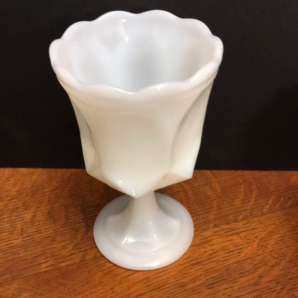 Milk Glass vintage Goblet